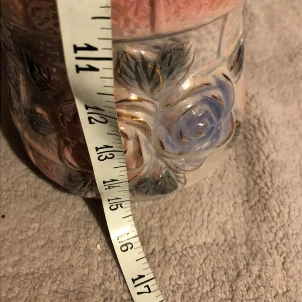 New In Box Premier Collection Decorative Lantern - Pink and Purple